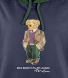 POLO RALPH LAUREN Men's Big & Tall Polo Bear Fleece Hoodie Mlt 3XB Multi