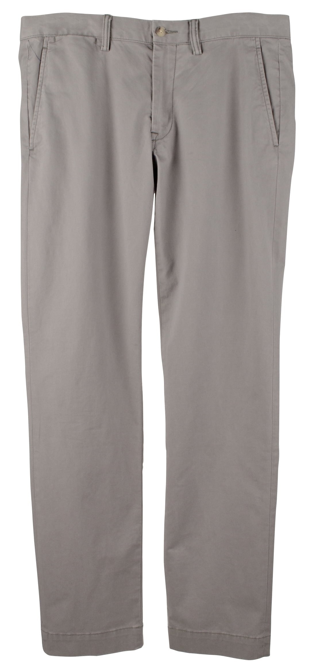 Men's Cotton Twill Stretch Straight Fit Chino Pants-GB-36Wx34L