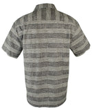 Tommy Bahama Men's Rattan Stripe Shirt BLK Large