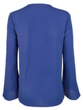 Michael Michael Kors Women's Embellished Grommet Tie Neck Top