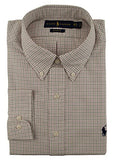 Ralph Lauren Men's Twill Tattersal Dress Shirt Lvndr 15.5 (32 33)