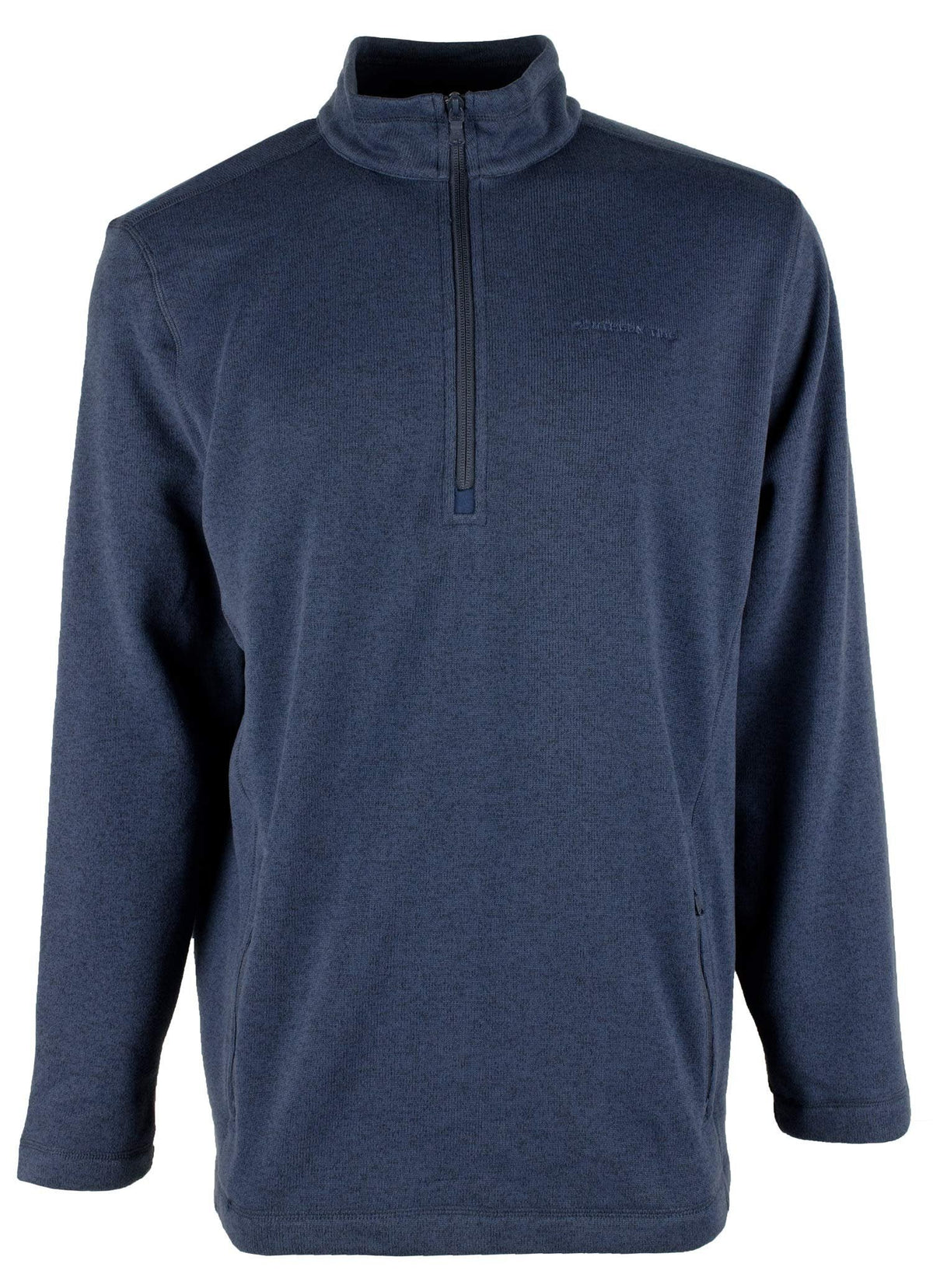 Southern Tide Men's Samson Peak Fleece 1/4 Zip Long Sleeve Pullover True Navy  Medium