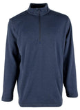 Southern Tide Men's Samson Peak Fleece 1/4 Zip Long Sleeve Pullover True Navy  Medium
