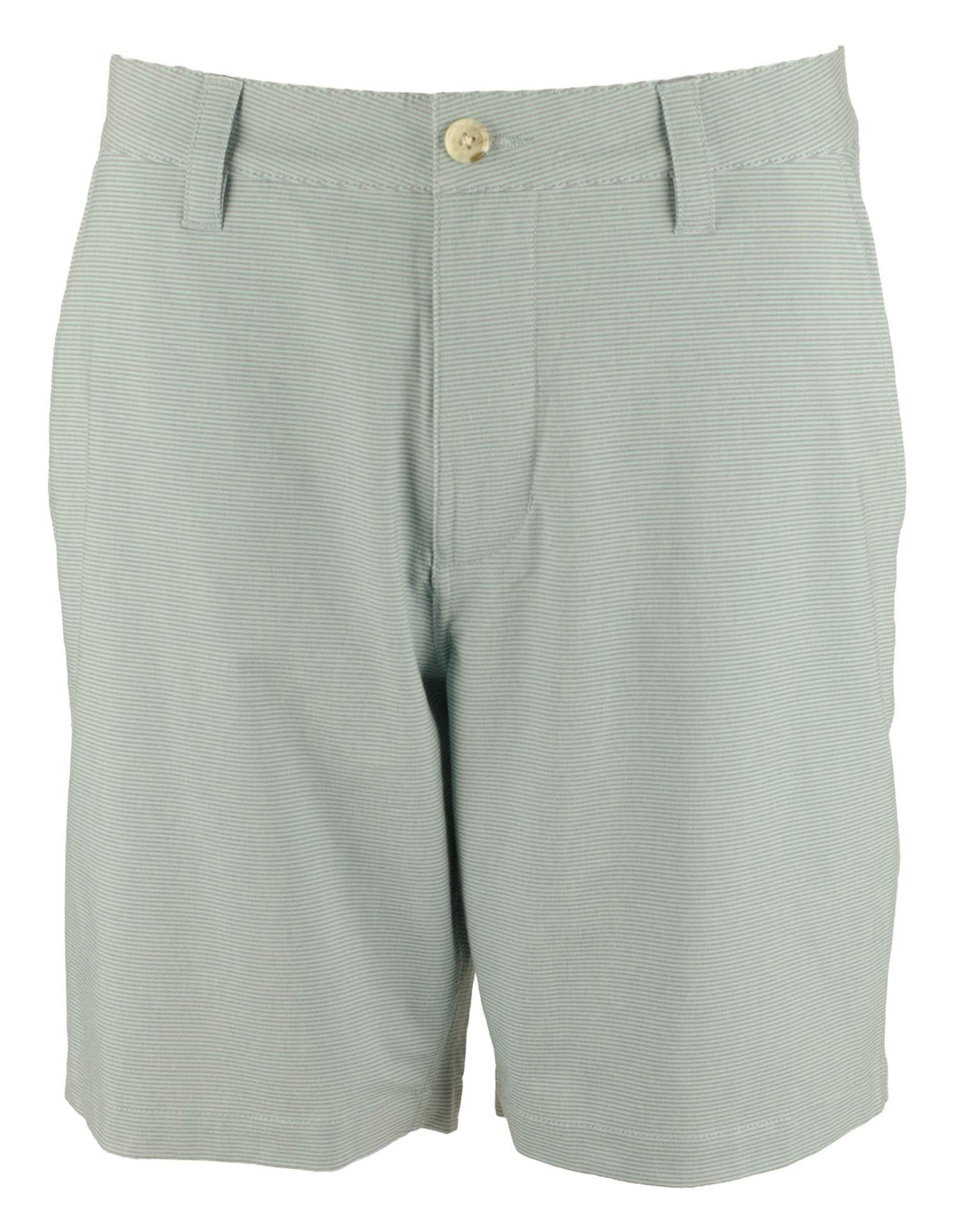 Southern Tide Men's T3 Striped Flat Front Shorts Offshore Green 30