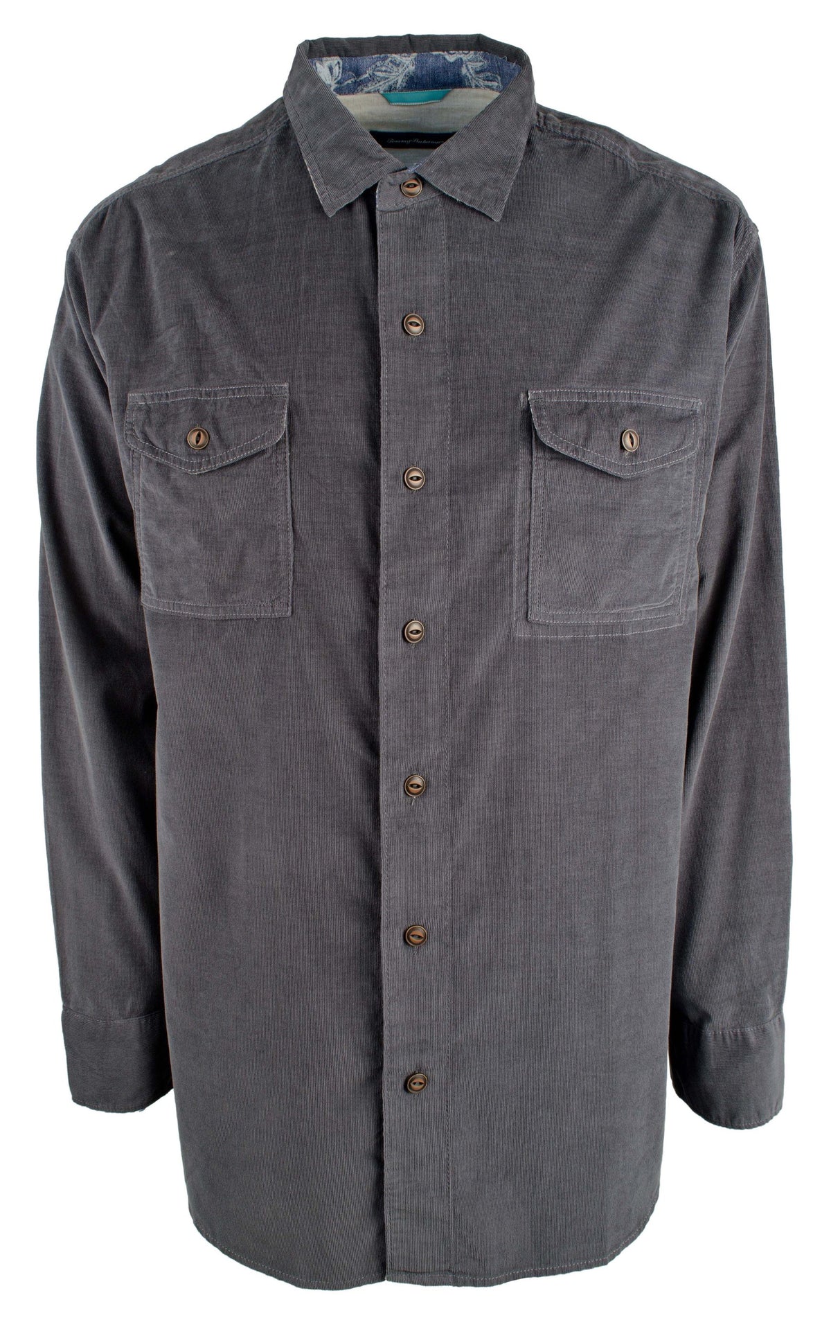 Customer Return Tommy Bahama Men's Corduroy Long Sleeve Button-Down Shirt 2XB