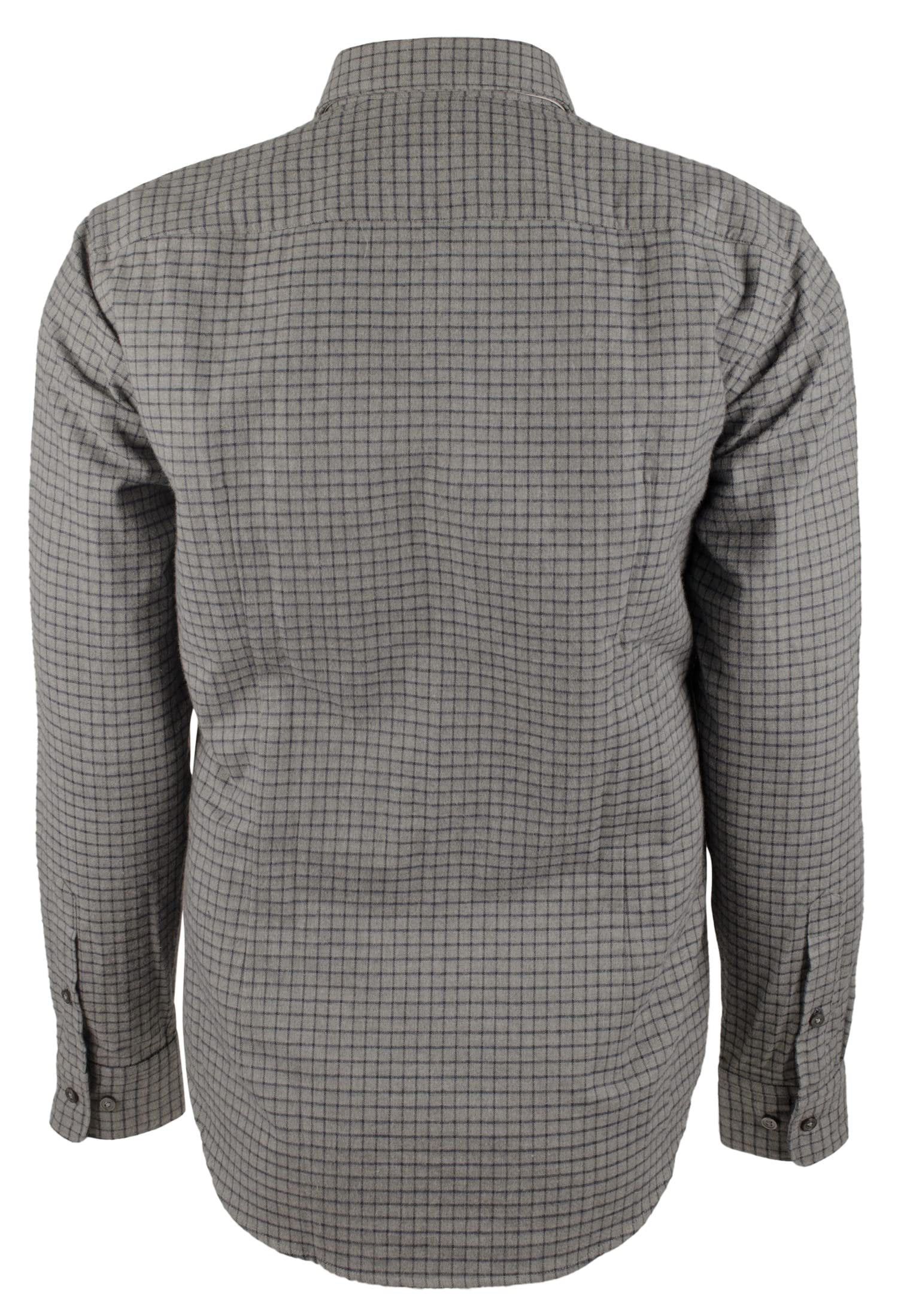 Hugo Boss Men's Ronni Plaid Slim Fit Long Sleeve Shirt Medium Dark Blue
