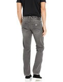Armani Exchange Men's Stretch Cotton Denim Straight Pant with Rips and Repairs