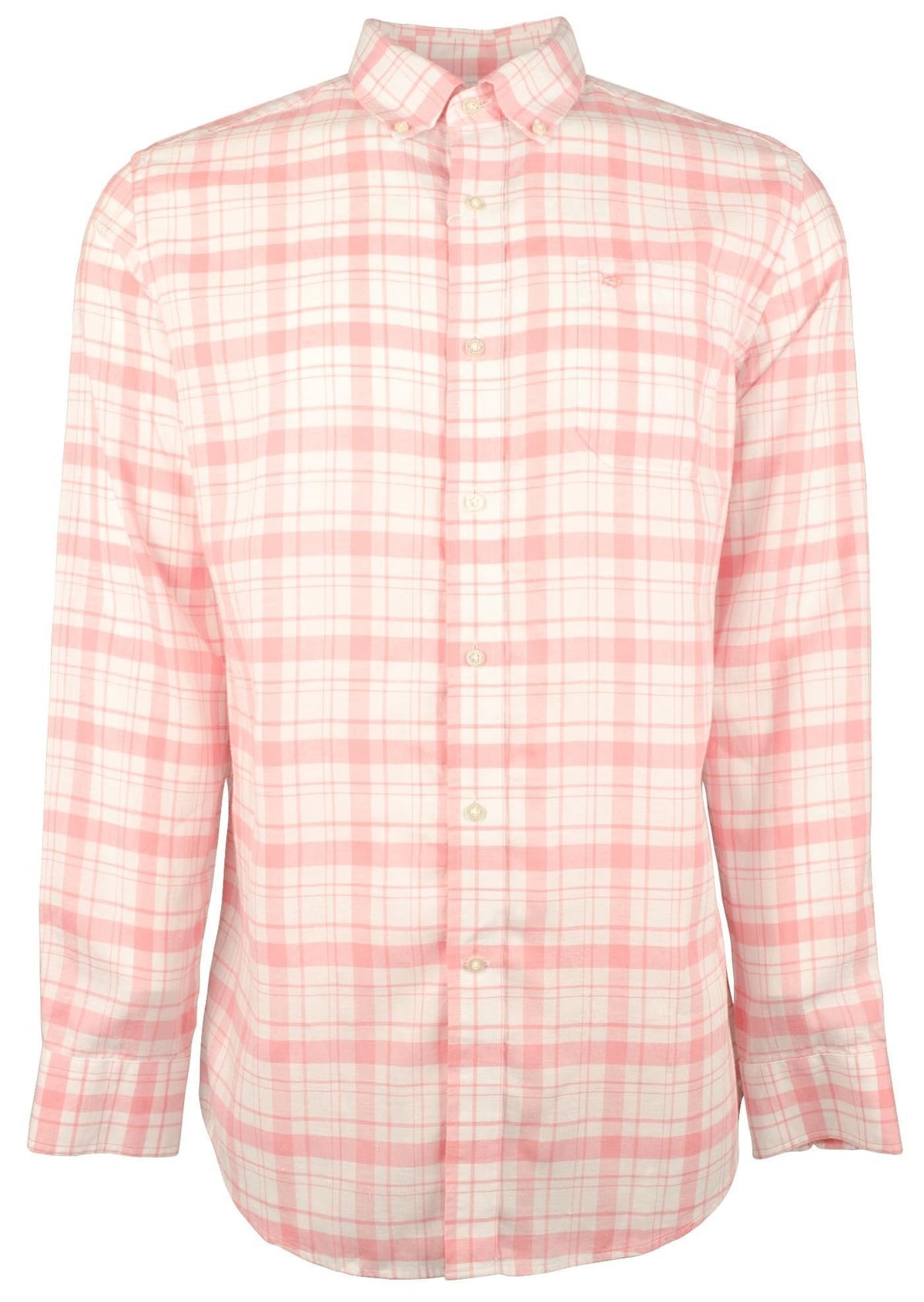 Camisa deportiva de manga larga a cuadros Headland Moultrie para hombre de Southern Tide, color rosa flamenco grande