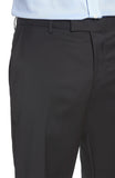Hugo Boss Mens Regular Fit Leenon1 Flat Front Wool Dress Pants 30 Navy