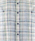 Men's Canberra Plaid Long Sleeve Shirt-B-M Blues