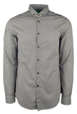 Hugo Boss Men's Green Label C-Bilia Patterned Slim Fit Long Sleeve Shirt XL