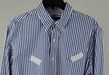 Customer Return Polo Ralph Lauren Men's Stripe Poplin Long Sleeve