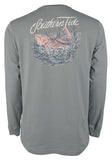Southern Tide Men's Reelin Redfish Long Sleeve T-Shirts Harbour Mist Medium
