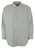Tommy Bahama Men's Big & Tall Long Sleeve Coastline Cord Sandwash Camp Shirt (Dk Fern, 3XLT)