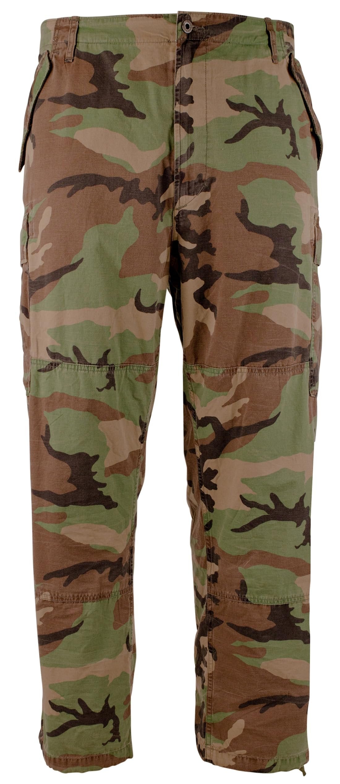 POLO RALPH LAUREN Men's Big & Tall Classic Fit Camo Canvas Cargo Pant GrnM 48Bx32