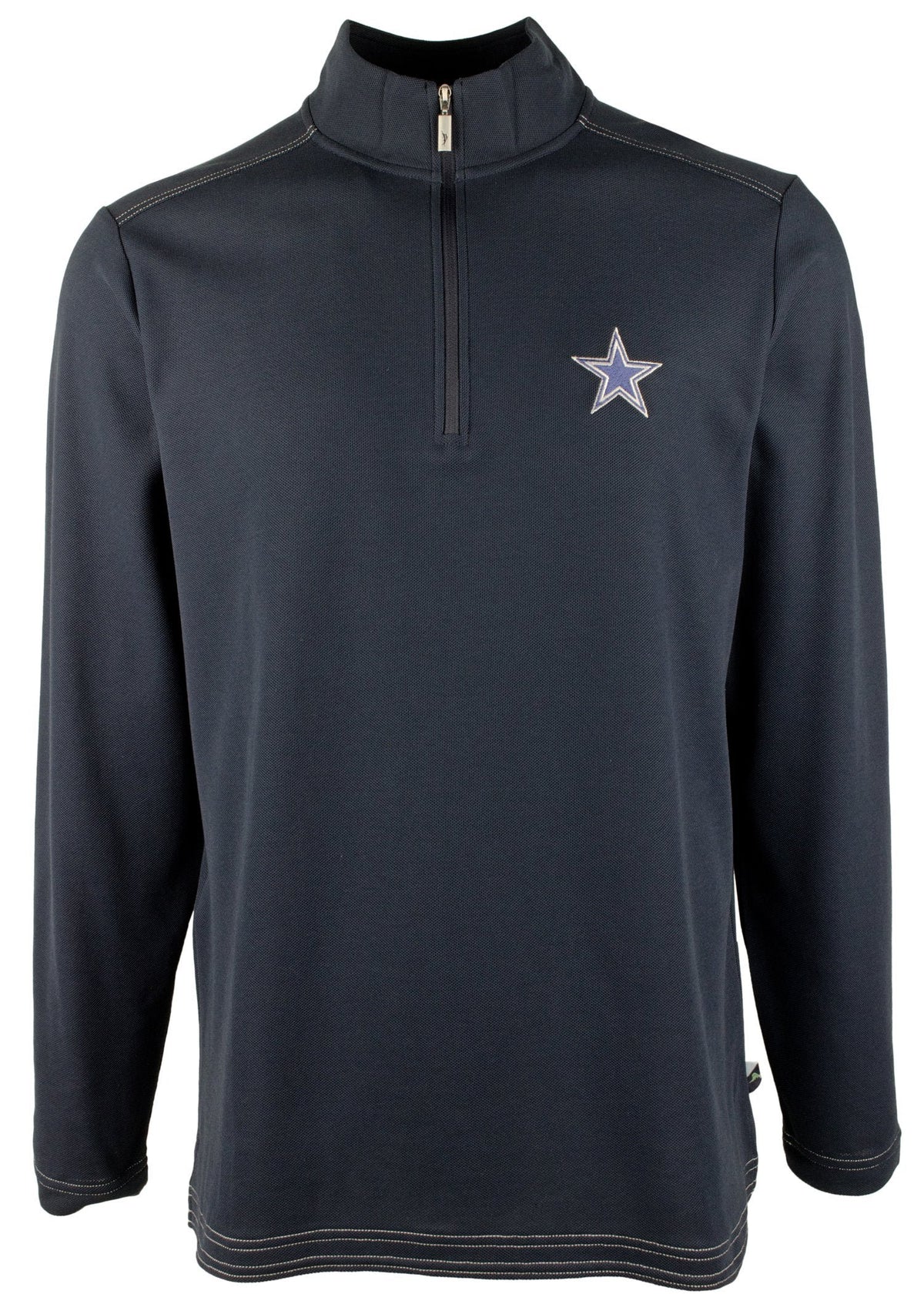 Tommy Bahama Erkek NFL Kovboyları Uzun Kollu Sweatshirt Kovboy Mavisi Küçük