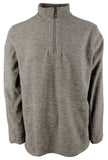 Tommy Bahama Erkek Cloud Peak Yarım Fermuarlı Polar Kazak Kül Grisi Küçük