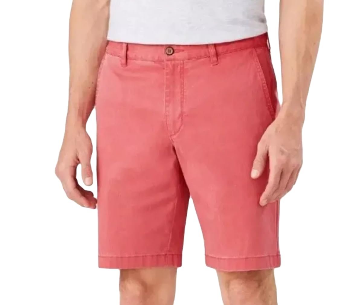 Tommy Bahama Men's 10-inch Inseam Boracay Chino Shorts (Wild Geranium, 40)