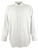 Polo Ralph Lauren Men's Big and Tall Gingham Long Sleeves Shirt Gry 4XLT