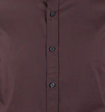 Hugo Boss Men's Ridley Slim Fit Long Sleeves Shirt Dark Red Large