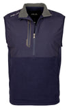 RLX Ralph Lauren Men's Fleece Performance Pullover Vest Navy Grey Medium