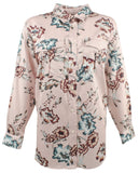 Lauren Ralph Lauren Women's Plus Size Floral Cotton Sateen Top PM 1X