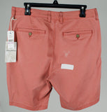 Customer Return Tommy Bahama Men's Boracay 10" Flat Front Shorts Red Sunset 32
