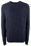 Customer Return Polo Ralph Lauren Men's Long Sleeved Wool Blend  Sweater Navy Blue Large