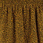 Michael Kors Women's Leopard Print Georgette Ruffled Mini Skirt MGld Small