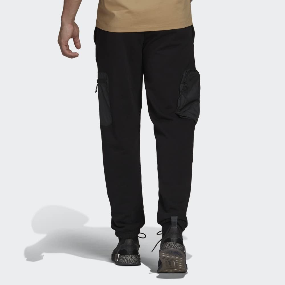 Adidas Men's Regular Fit Q4 Cargo Jogger Sweatpants X-Small Black