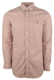 Polo Ralph Lauren Men's Custom Fit Stretch Long Sleeves Shirt R Medium