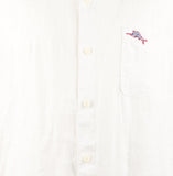 Tommy Bahama Men's Big & Tall Marlin and Stripes Linen Long Sleeve Shirt XLT