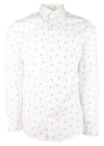 Michael Kors Men's Cotton Slim Fit Long Sleeve Shirt