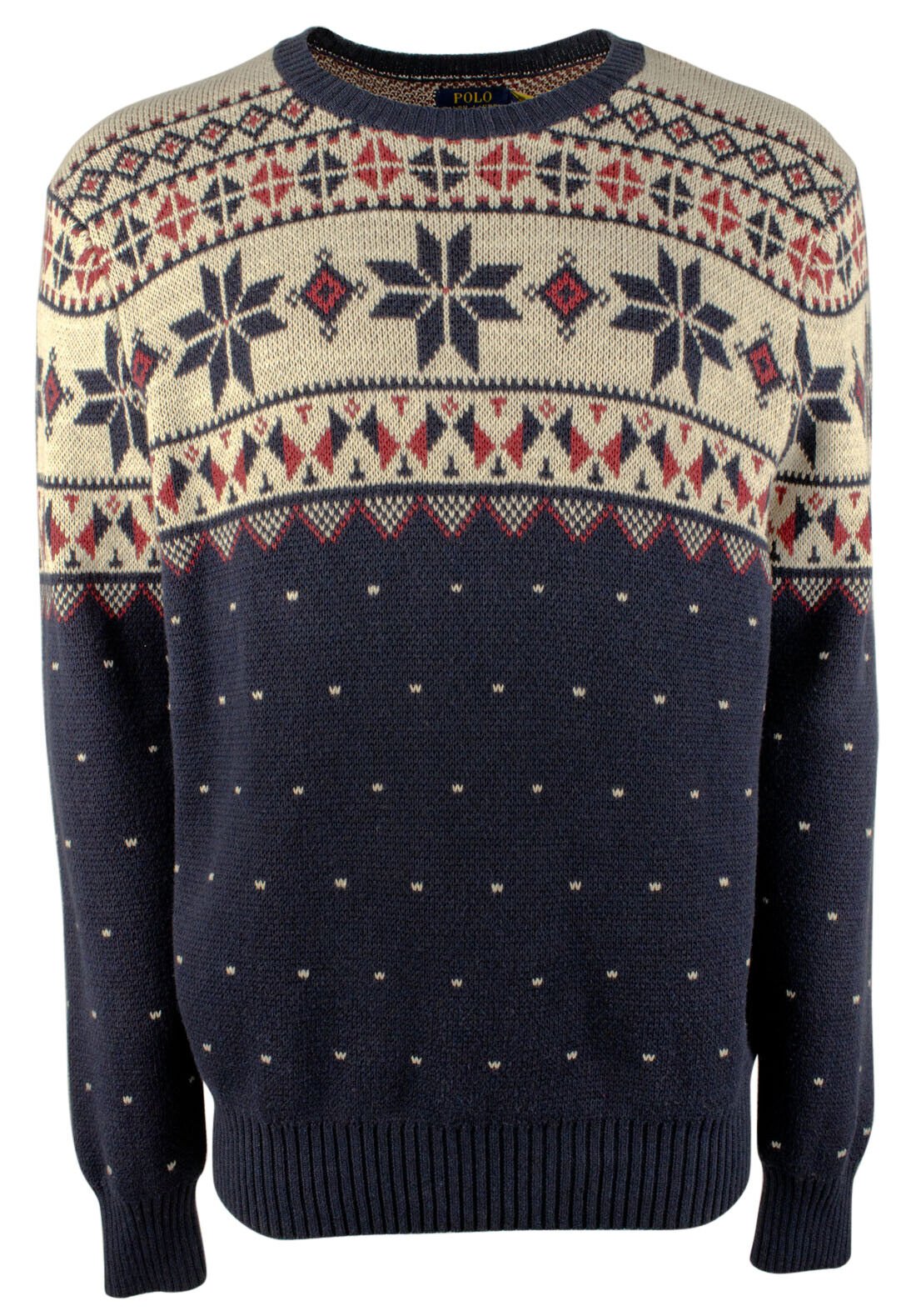Polo Ralph Lauren Men's Long Sleeved Crew Neck Cotton Sweater