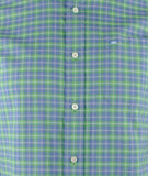 Men's Plaid Oxford Button Down Shirt-B-S