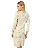 Tommy Bahama Women's Darcy Zesty Zebra Dress Golden Honey XS