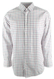 Hugo Boss Men's Regular Fit Check Long Sleeve Dress Shirt 17.5 (34/35) Dark Pink