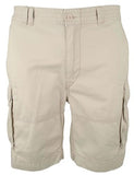 Men's Big & Tall Classic Fit Twill Chino Cargo Shorts Beige 42 Tall