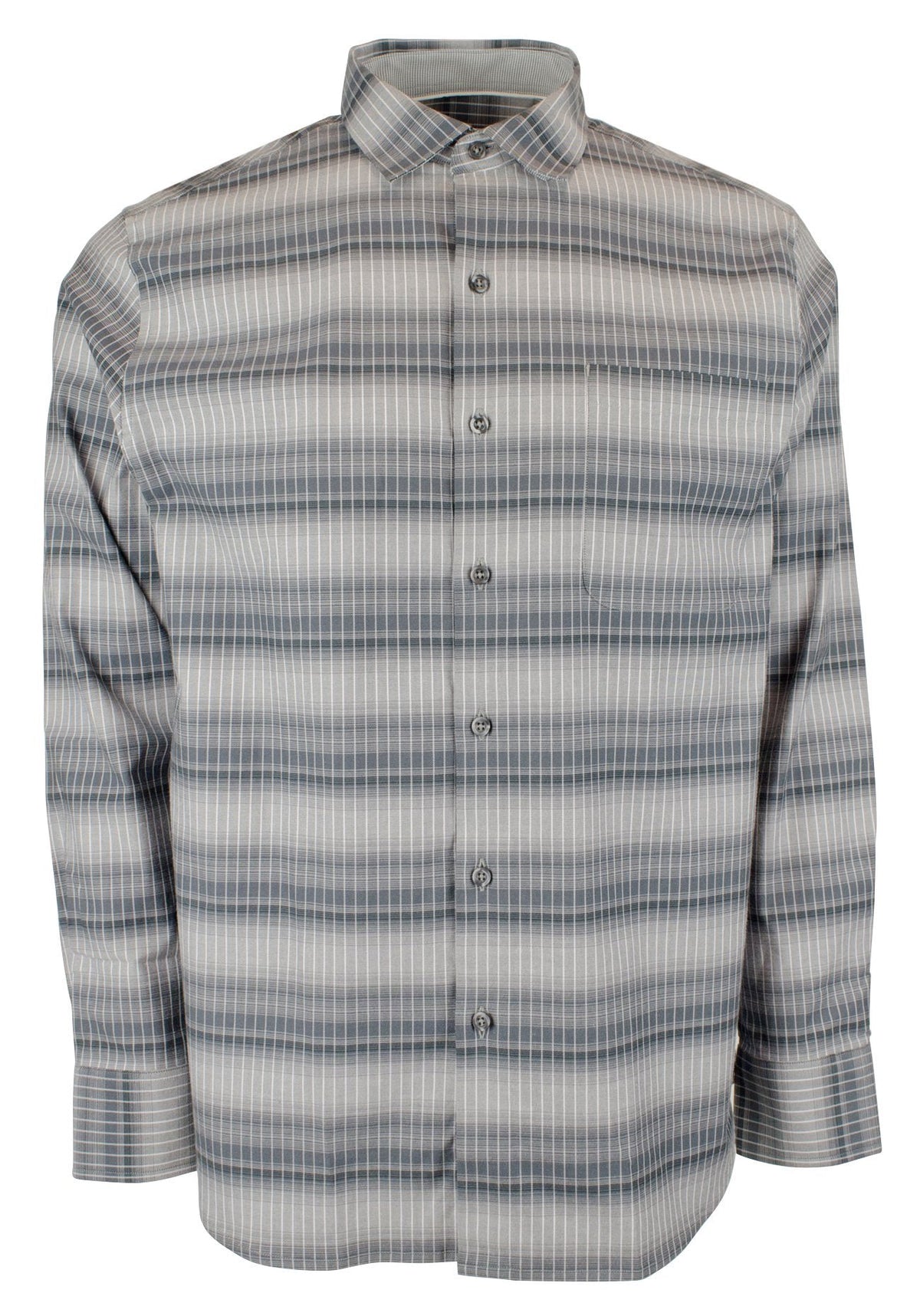 Tommy Bahama Men's Big & Tall Lazlo Ombre Stripe Long Sleeve Shirt 2XLT