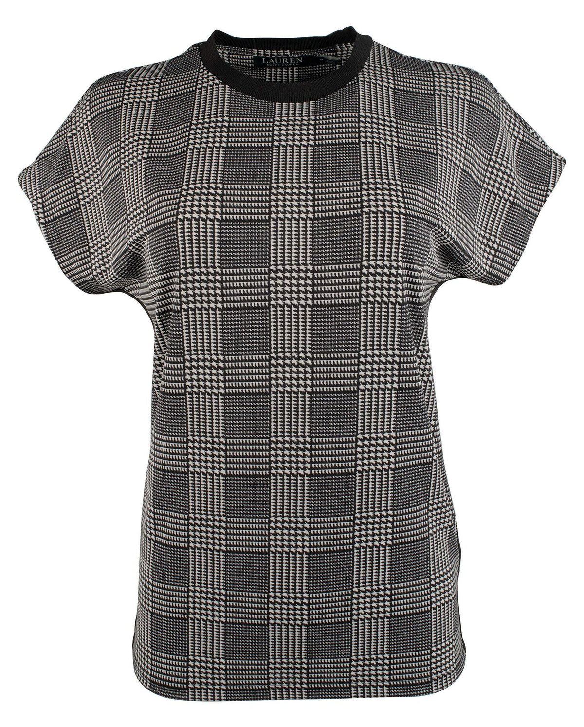 Lauren Ralph Lauren Women's Petite Plaid Jersey Shirt