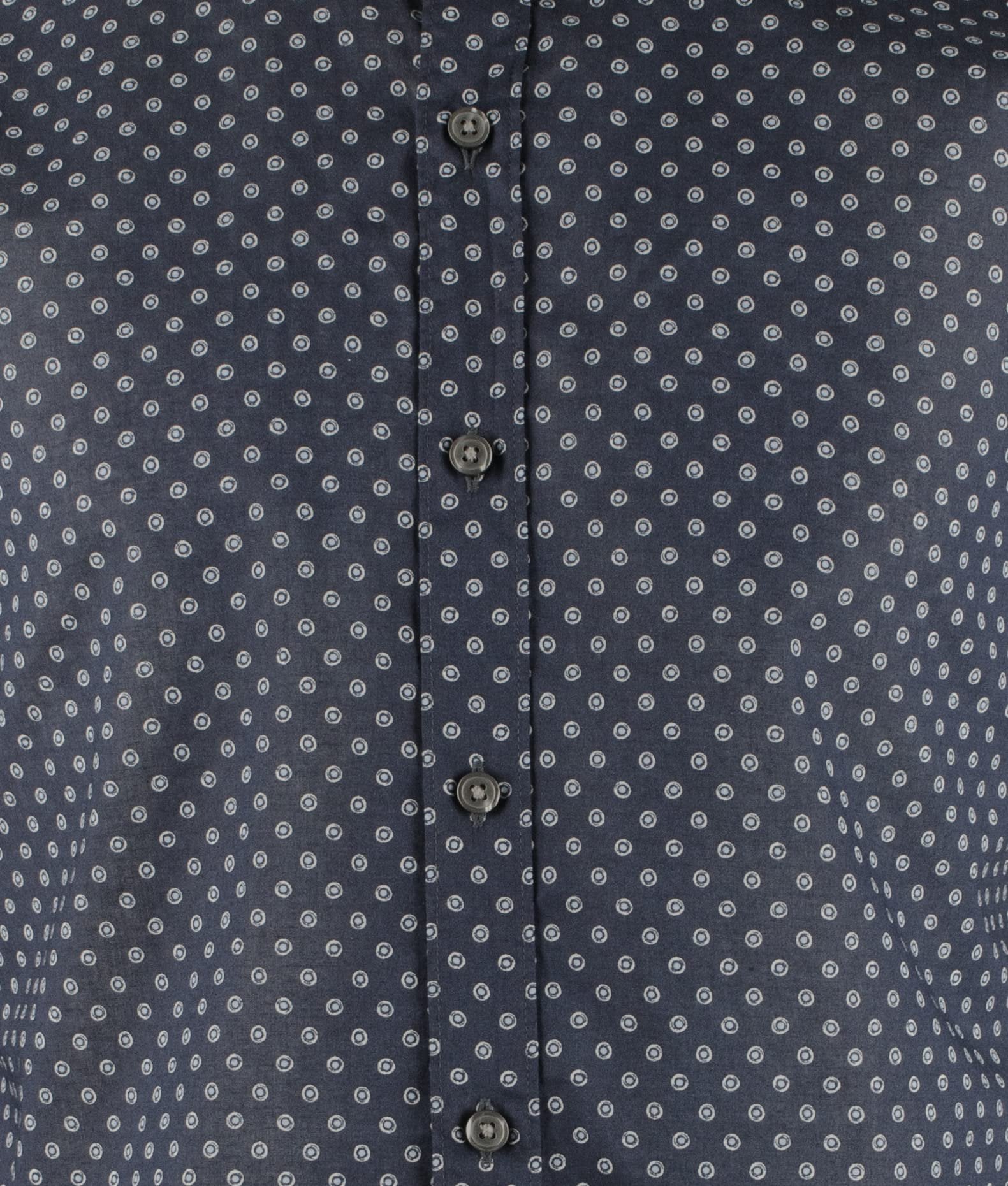 Hugo Boss Men's Big and Tall Robbie Long Sleeve Shirt DB 5XL Dark Blue