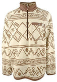 Men's Printed Gordon Lyons 1/4 Zip Fleece Knit-Sweater-VWKGP-XXL