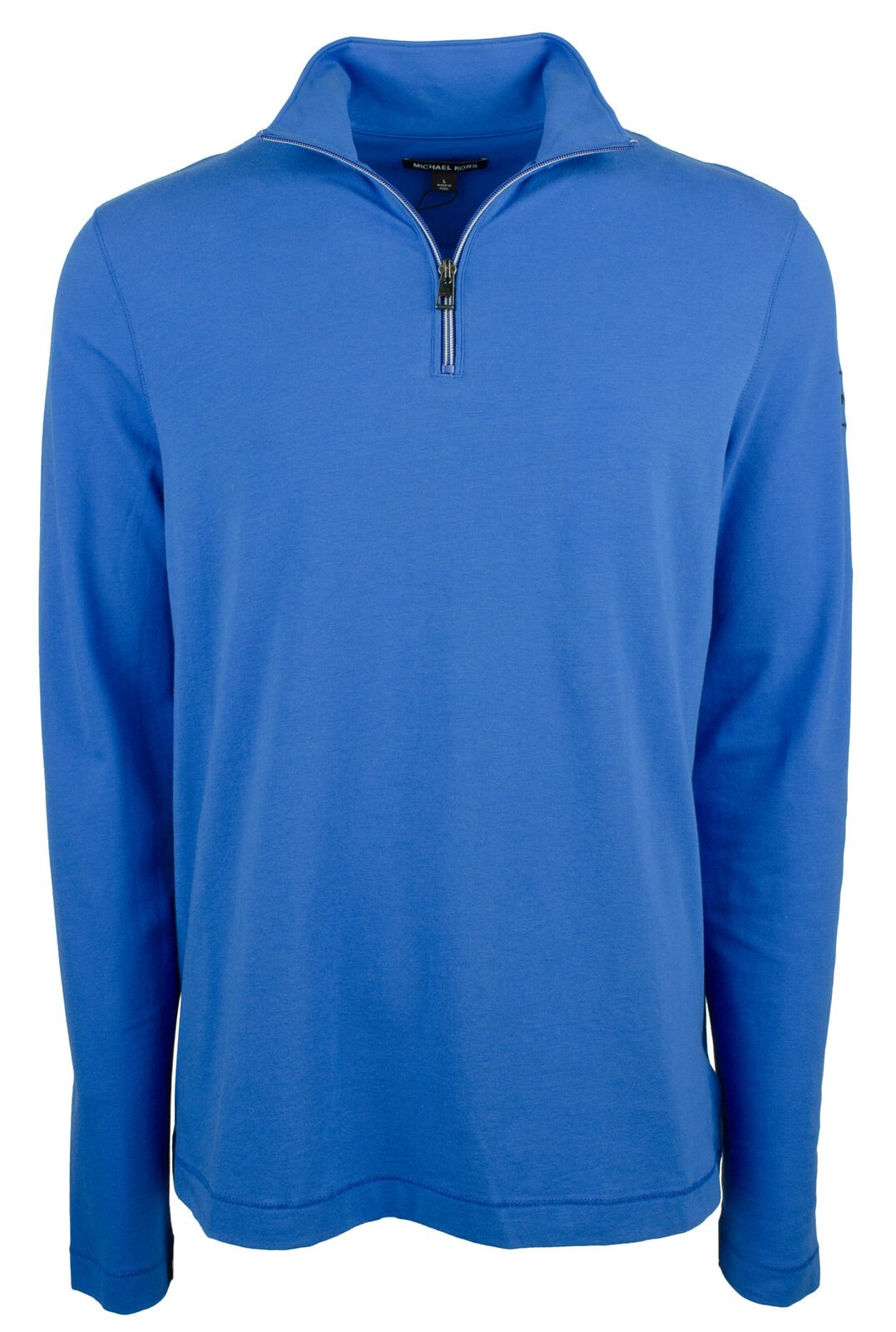 Michael Kors Men's Stretch-Cotton Quarter-Zip Pullover-S-XXL