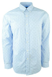 Polo Ralph Lauren Men's Mini Anchor Print Poplin Long Sleeve Shirt