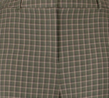 Vince Camuto Women's Plus Size Plaid Flat Front Wide Leg Pants