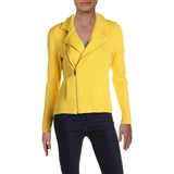 Lauren Ralph Lauren Women's Petite Slim Fit Classic Moto Sweater Jacket Y PM