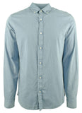 Michael Kors Men's Slim Fit Light Wash Long Sleeve Shirt