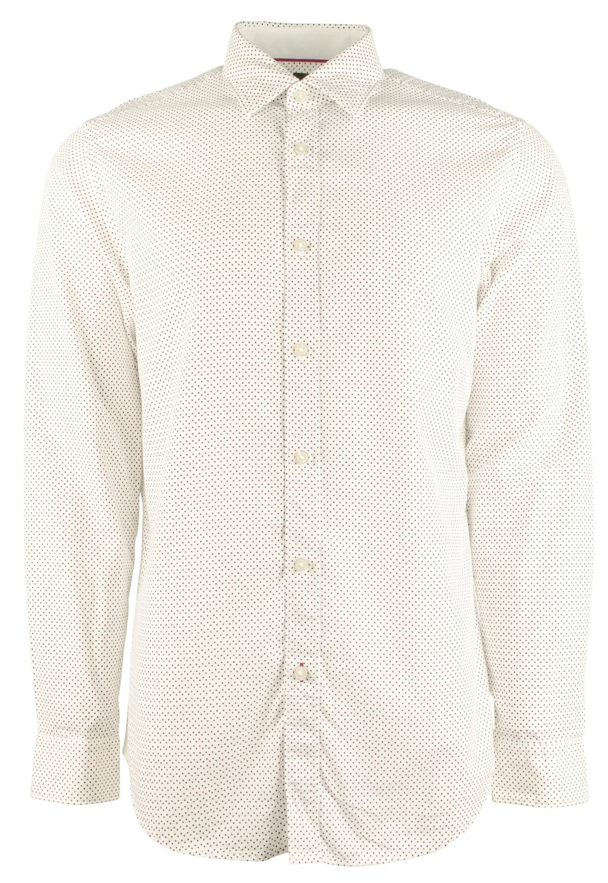 Hugo Boss Men's Lukas Regular Fit Long Sleeve Shirt-W-Medium White