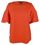 Lauren Ralph Lauren Women's Petite Cutout Jersey Top-R-PM