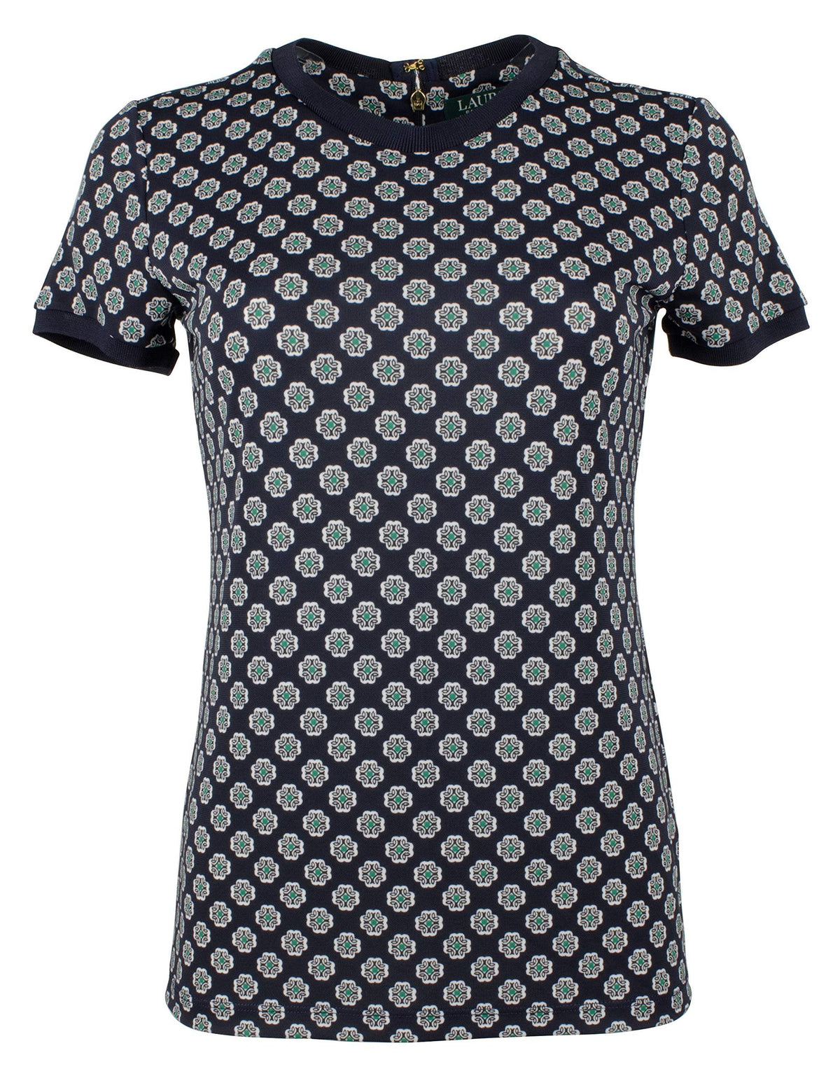 Lauren Ralph Lauren Women's Tile Print Shirt M S